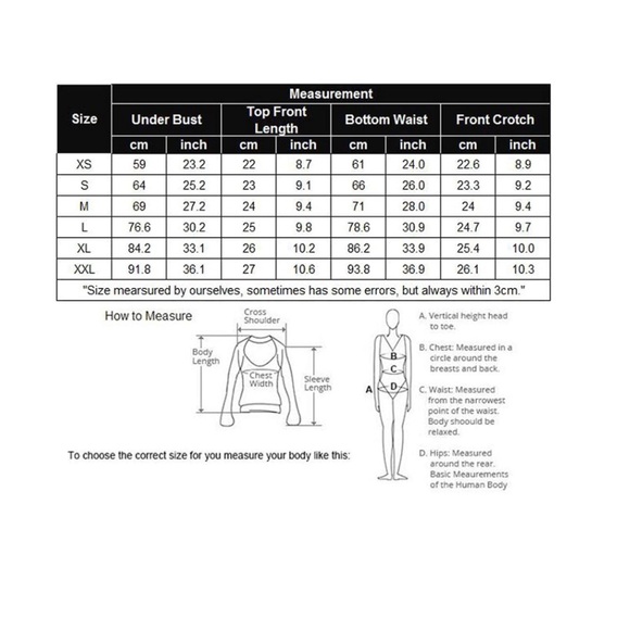 Ekouaer Bikini Set Halter High Neck Swimsuits - Picture 3 of 5